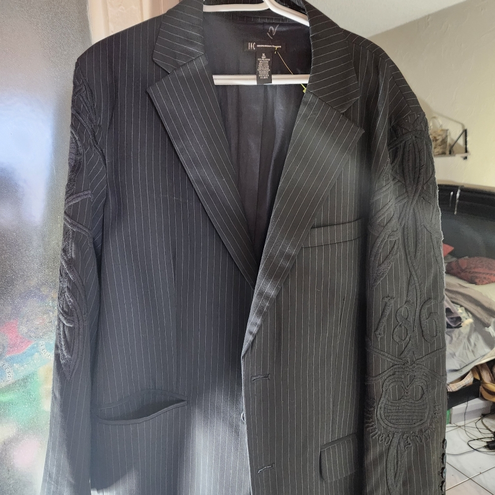 INC International Concepts Black Suit Classic Professional Style
